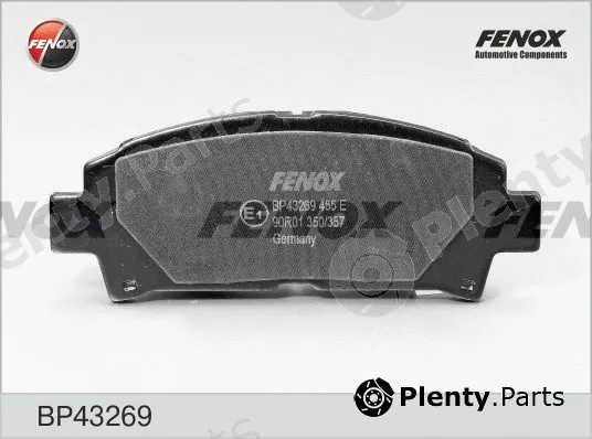 Fenox BP43269 — Brake Pad Set, disc brake
