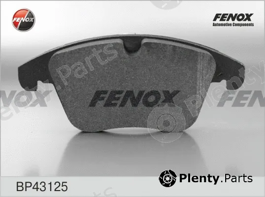 Fenox BP43125 — Brake Pad Set, disc brake