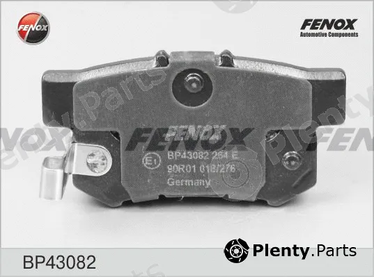 Fenox BP43082 — Brake Pad Set, disc brake