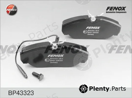 Fenox BP43323 — Brake Pad Set, disc brake
