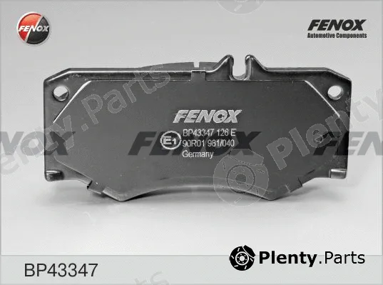 Fenox BP43347 — Brake Pad Set, disc brake