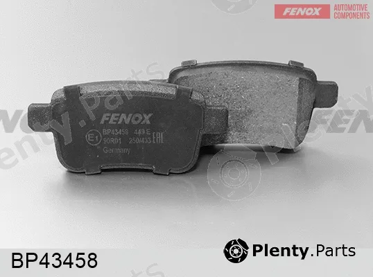 Fenox BP43458 — Brake Pad Set, disc brake