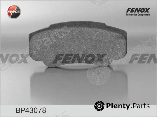 Fenox BP43078 — Brake Pad Set, disc brake