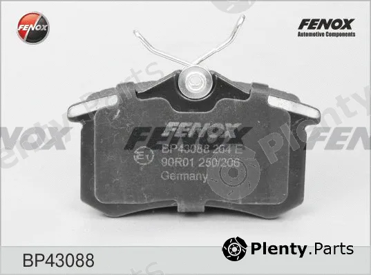 Fenox BP43088 — Brake Pad Set, disc brake