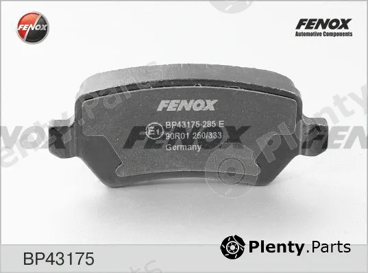 Fenox BP43175 — Brake Pad Set, disc brake