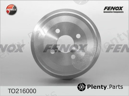 Fenox TO216000 — Brake Drum