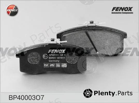 Fenox BP40003O7 — Brake Pad Set, disc brake