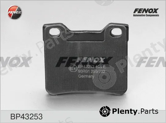 Fenox BP43253 — Brake Pad Set, disc brake