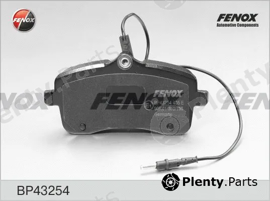 Fenox BP43254 — Brake Pad Set, disc brake