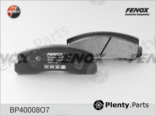 Fenox BP40008O7 — Brake Pad Set, disc brake