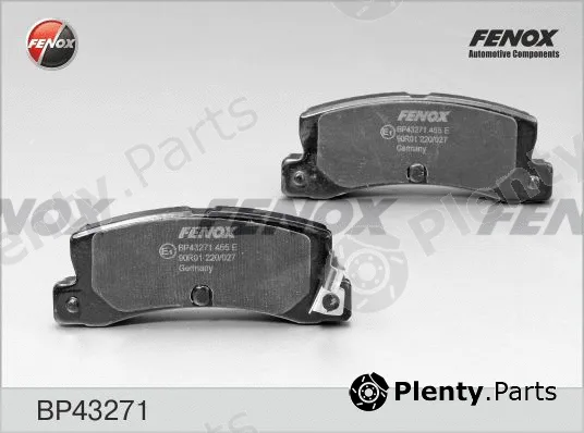 Fenox BP43271 — Brake Pad Set, disc brake