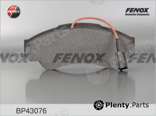 Fenox BP43076 — Brake Pad Set, disc brake