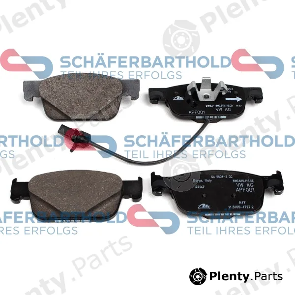 SchaeferbartholdGmbH 315041230111 — Brake Pad Set, disc brake ORIGINAL AUDI 8W0 698 151 BG