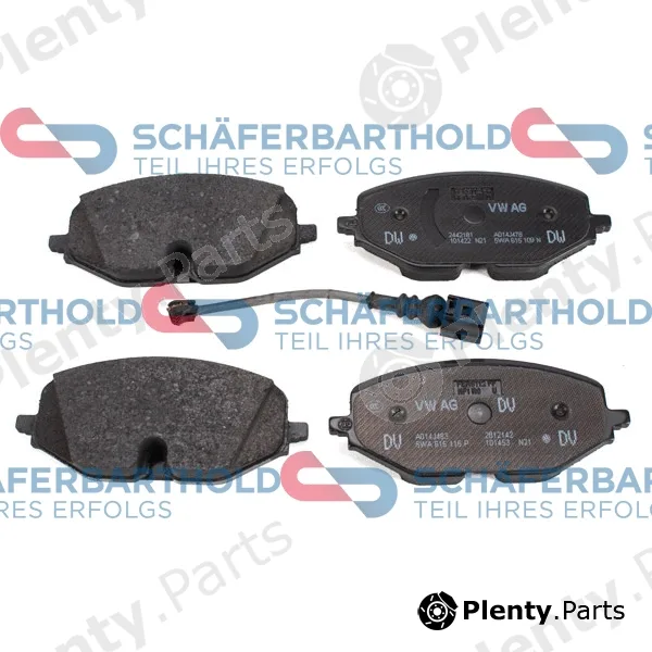 SchaeferbartholdGmbH 315181640111 — Brake Pad Set, disc brake ORIGINAL VW 5WA 698 151 Q