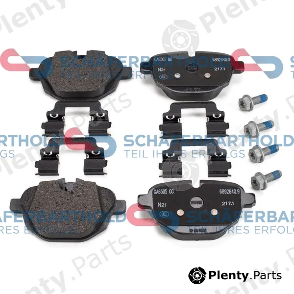 SchaeferbartholdGmbH 317020740111 — Brake Pad Set, disc brake ORIGINAL BMW 34 21 6 892 641