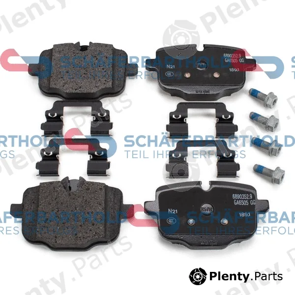 SchaeferbartholdGmbH 317020790111 — Brake Pad Set, disc brake ORIGINAL BMW 34 21 6 890 353