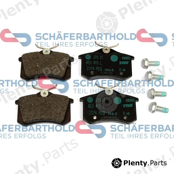 SchaeferbartholdGmbH 315182300111 — Brake Pad Set, disc brake ORIGINAL VW 8E0 698 451 L