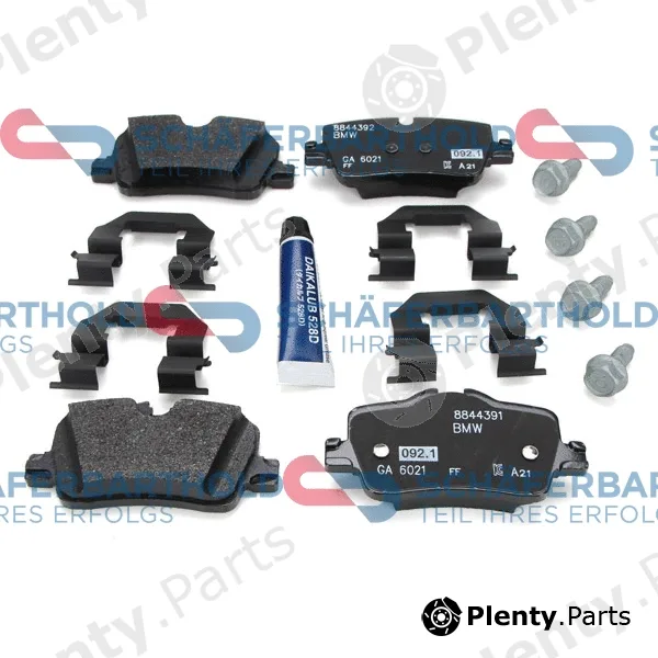 SchaeferbartholdGmbH 315024270111 — Brake Pad Set, disc brake ORIGINAL BMW 34 20 8 844 393
