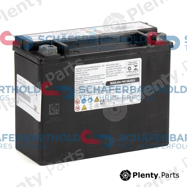 SchaeferbartholdGmbH 415026620111 — Starter Battery ORIGINAL BMW 61 21 9 321 815