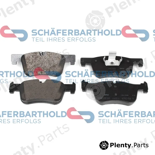 SchaeferbartholdGmbH 315021310111 — Brake Pad Set, disc brake ORIGINAL BMW 34 11 6 850 568
