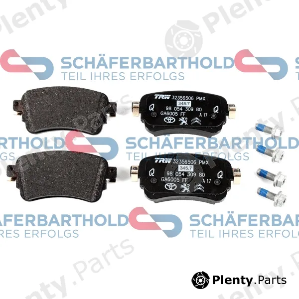 SchaeferbartholdGmbH 315270520111 — Brake Pad Set, disc brake ORIGINAL CITROEN/PEUGEOT 16 736 038 80