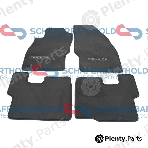 SchaeferbartholdGmbH 106163200111 — Floor Mat Set ORIGINAL OPEL 93199286