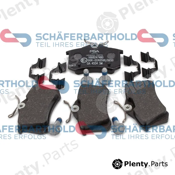 SchaeferbartholdGmbH 315271710111 — Brake Pad Set, disc brake ORIGINAL CITROEN/PEUGEOT 16 682 474 80