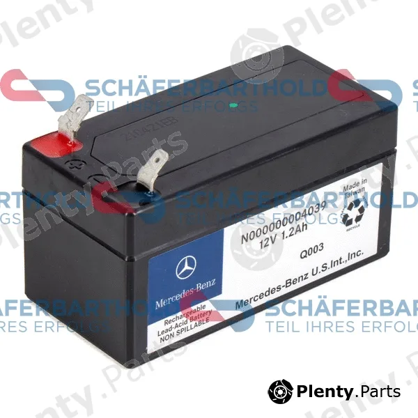 SchaeferbartholdGmbH 323120780111 — Deep Cycle Battery ORIGINAL MERCEDES-BENZ 000000 004039