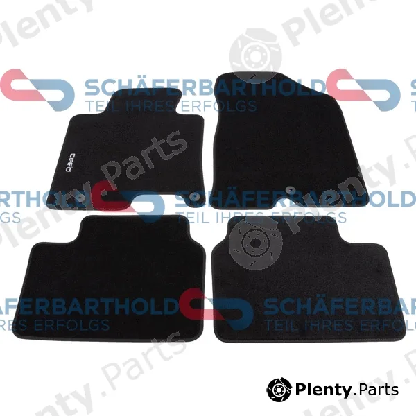 SchaeferbartholdGmbH 106391870111 — Floor Mat Set ORIGINAL KIA A2143ADE01