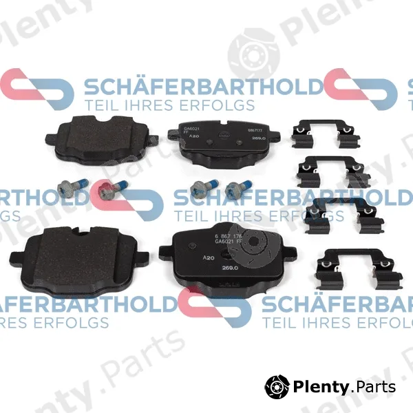 SchaeferbartholdGmbH 317020570111 — Brake Pad Set, disc brake ORIGINAL BMW 34 21 6 867 175