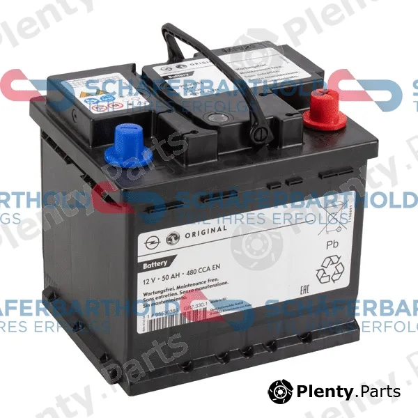 SchaeferbartholdGmbH 415166530111 — Starter Battery ORIGINAL OPEL 95530383