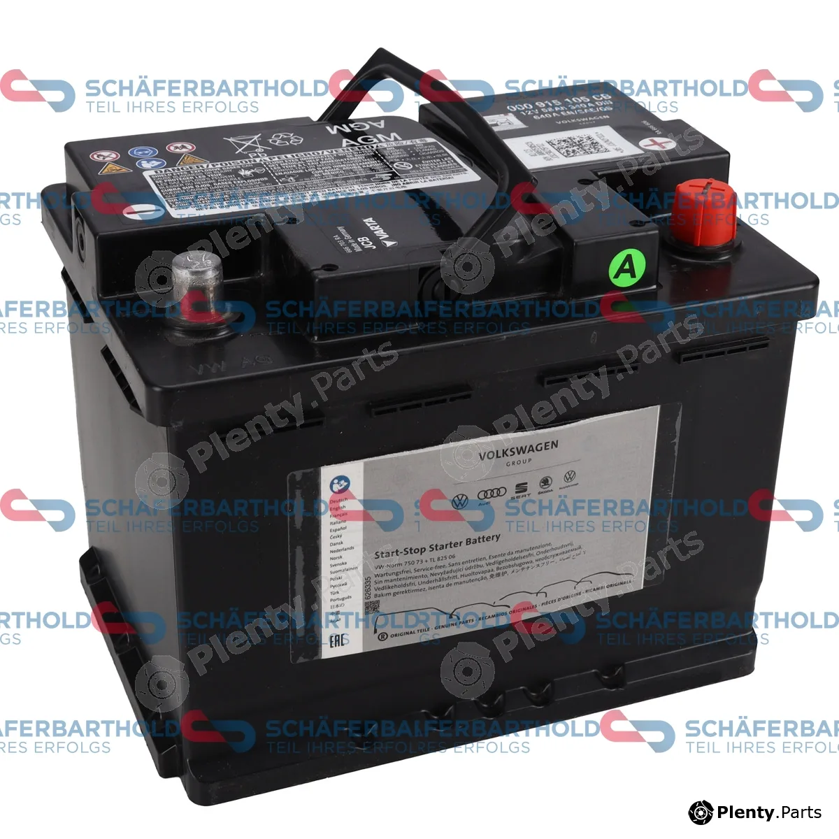 SchaeferbartholdGmbH 319183860111 — Starter Battery ORIGINAL VW 000 915 105 CB