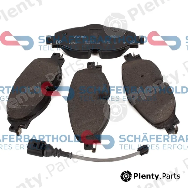 SchaeferbartholdGmbH 319185870111 — Brake Pad Set, disc brake ORIGINAL VW 8V0 698 151 S