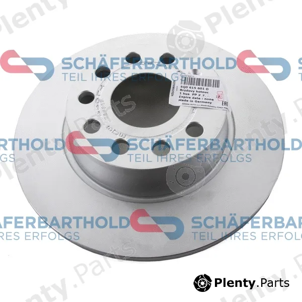 SchaeferbartholdGmbH 315184100122 — Brake Disc ORIGINAL VW 5Q0 615 601 D