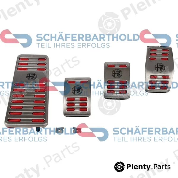 SchaeferbartholdGmbH 100080510111 — Pedal Pad Set ORIGINAL FIAT 50547309