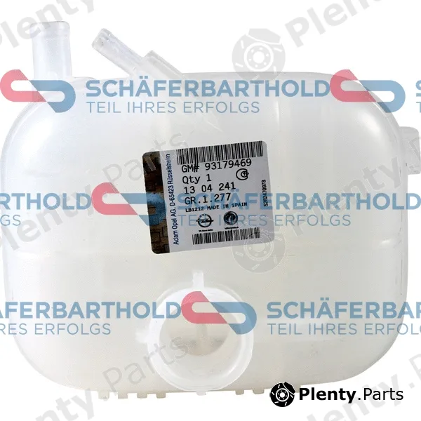 SchaeferbartholdGmbH 310160910111 — Expansion Tank, coolant ORIGINAL OPEL 16 826 410 80