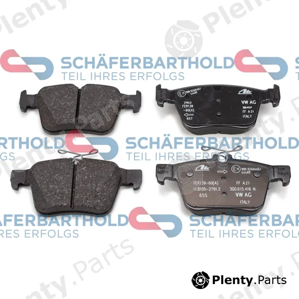 SchaeferbartholdGmbH 315181120111 — Brake Pad Set, disc brake ORIGINAL VW 3Q0 698 451 F