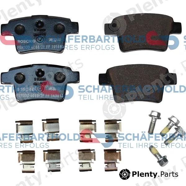 SchaeferbartholdGmbH 315062100111 — Brake Pad Set, disc brake ORIGINAL FORD 1 521 329