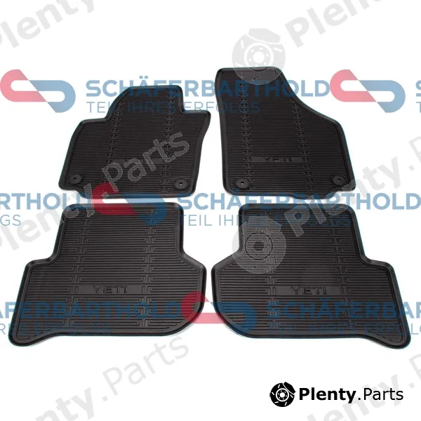 SchaeferbartholdGmbH 106310210111 — Floor Mat Set ORIGINAL SKODA 5L1 061 550 B