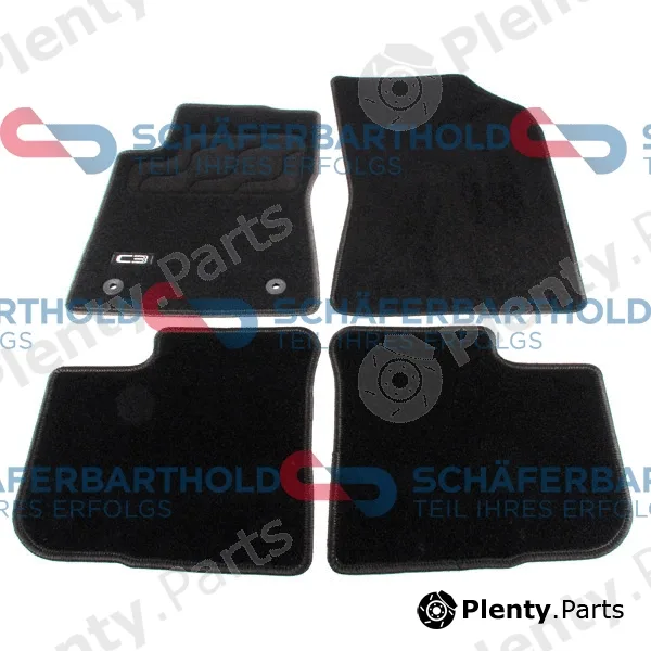 SchaeferbartholdGmbH 106260010111 — Floor Mat Set ORIGINAL CITROEN/PEUGEOT 16 168 829 ZD