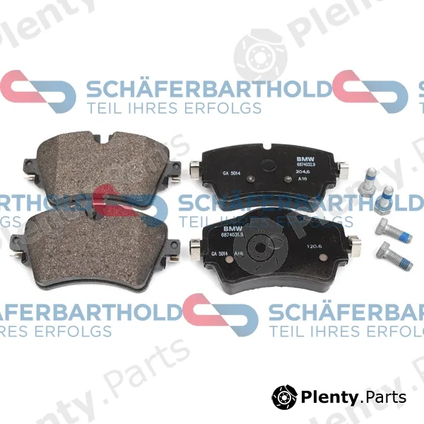 SchaeferbartholdGmbH 315021790111 — Brake Pad Set, disc brake ORIGINAL BMW 34 10 6 874 034