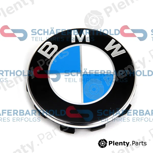 SchaeferbartholdGmbH 100020130111 — Emblem, hubcap ORIGINAL BMW 36 13 6 850 834
