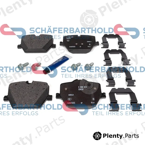 SchaeferbartholdGmbH 315022850111 — Brake Pad Set, disc brake ORIGINAL BMW 34 20 6 888 835