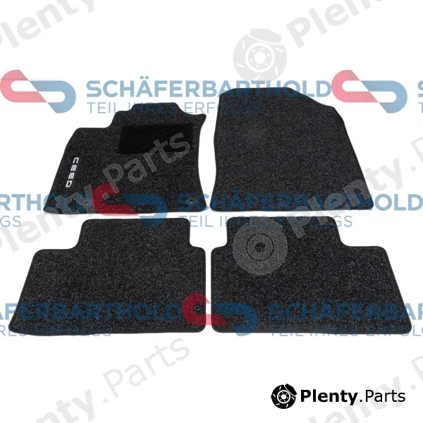 SchaeferbartholdGmbH 106391900111 — Floor Mat Set ORIGINAL KIA J7141ADE01