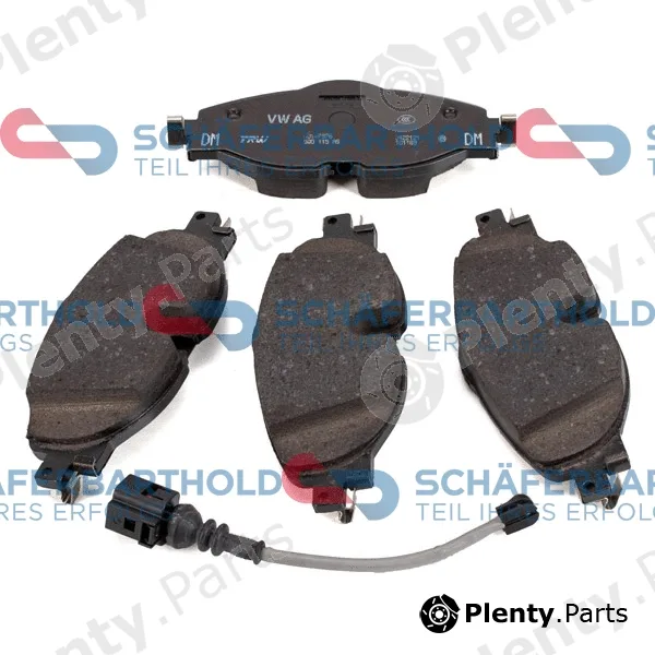 SchaeferbartholdGmbH 315181040111 — Brake Pad Set, disc brake ORIGINAL VW 5Q0 698 151 AF