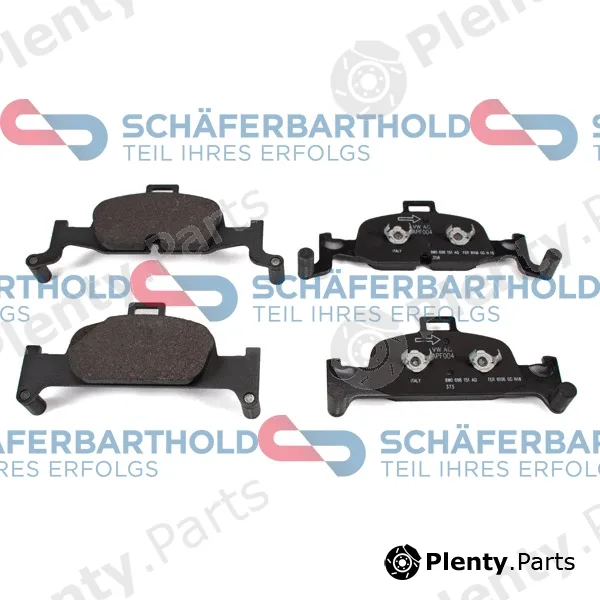 SchaeferbartholdGmbH 315041330111 — Brake Pad Set, disc brake ORIGINAL AUDI 8W0 698 151 BB