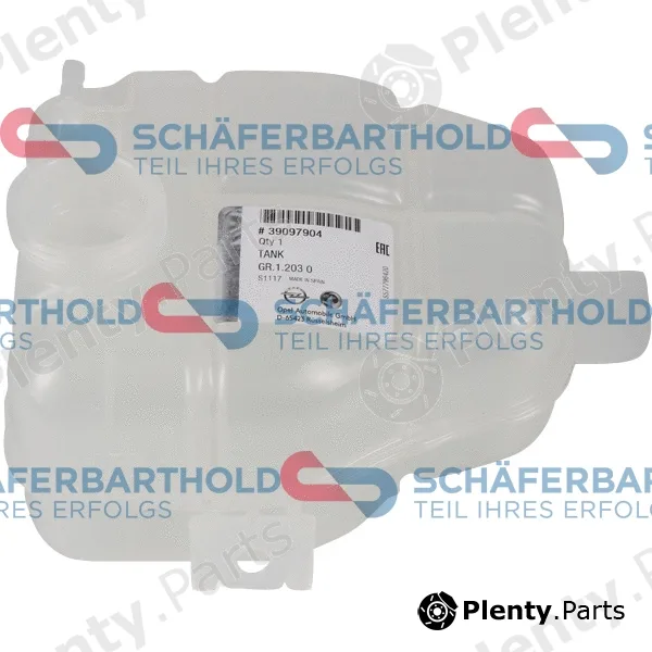 SchaeferbartholdGmbH 310160810111 — Expansion Tank, coolant ORIGINAL OPEL 39097904