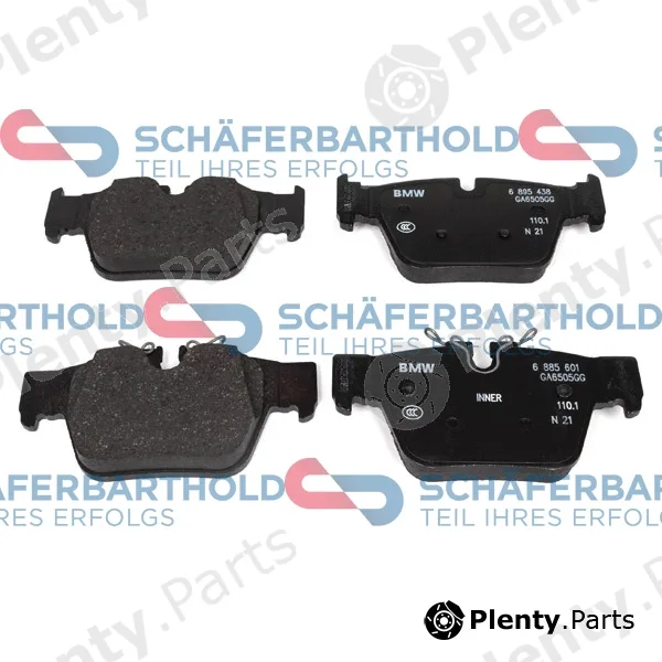SchaeferbartholdGmbH 315023990111 — Brake Pad Set, disc brake ORIGINAL BMW 34 20 6 885 600