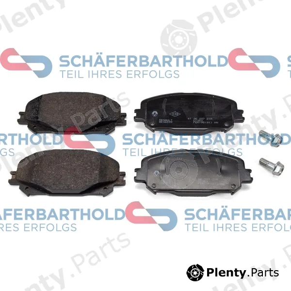 SchaeferbartholdGmbH 315282450111 — Brake Pad Set, disc brake ORIGINAL RENAULT 41 06 068 08R