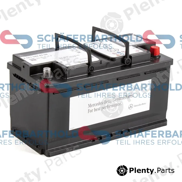 SchaeferbartholdGmbH 415126050111 — Starter Battery ORIGINAL MERCEDES-BENZ 001 982 82 08 26